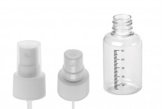Plastik şişeler püskürtme aroması ile 50 ml - 24 adet